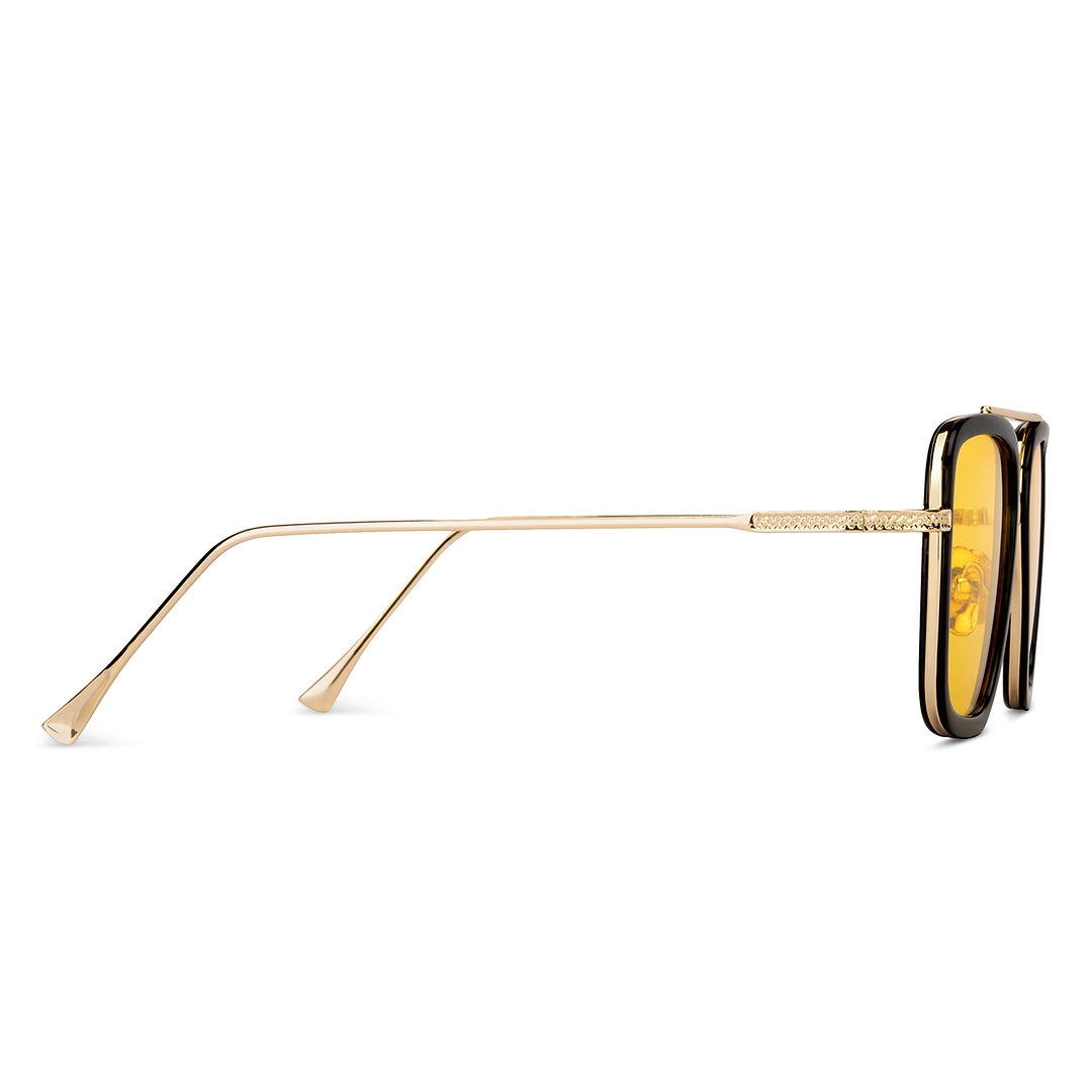 OJOS Black Full Rim Rectangle left side