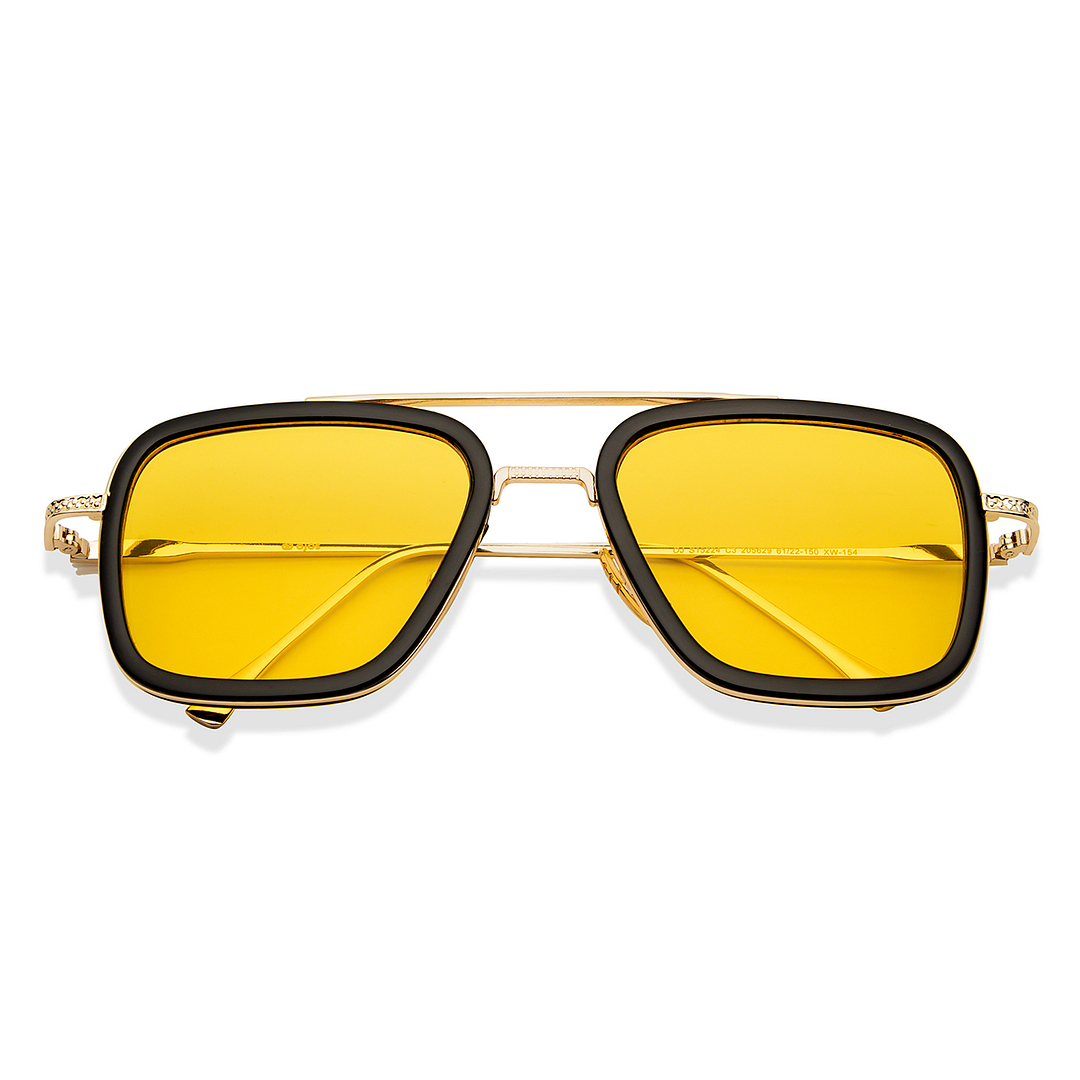 OJOS Black Full Rim Rectangle left side