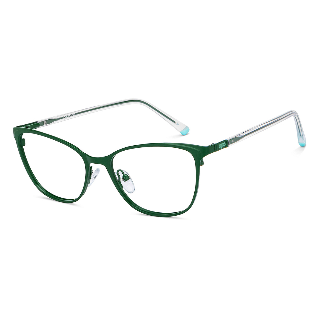OJOS Green Full Rim Cat Eye right side