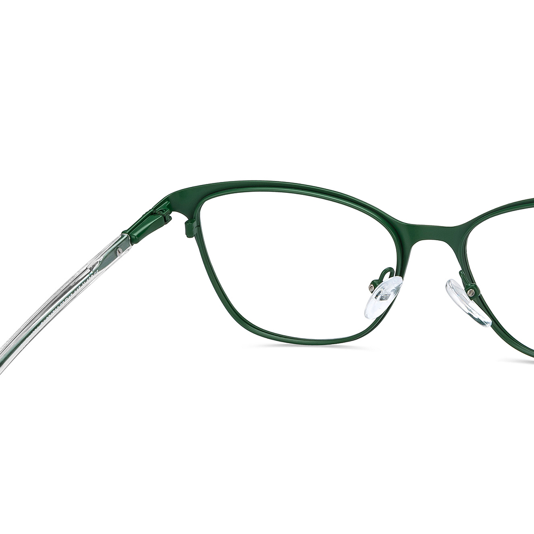 OJOS Green Full Rim Cat Eye right side