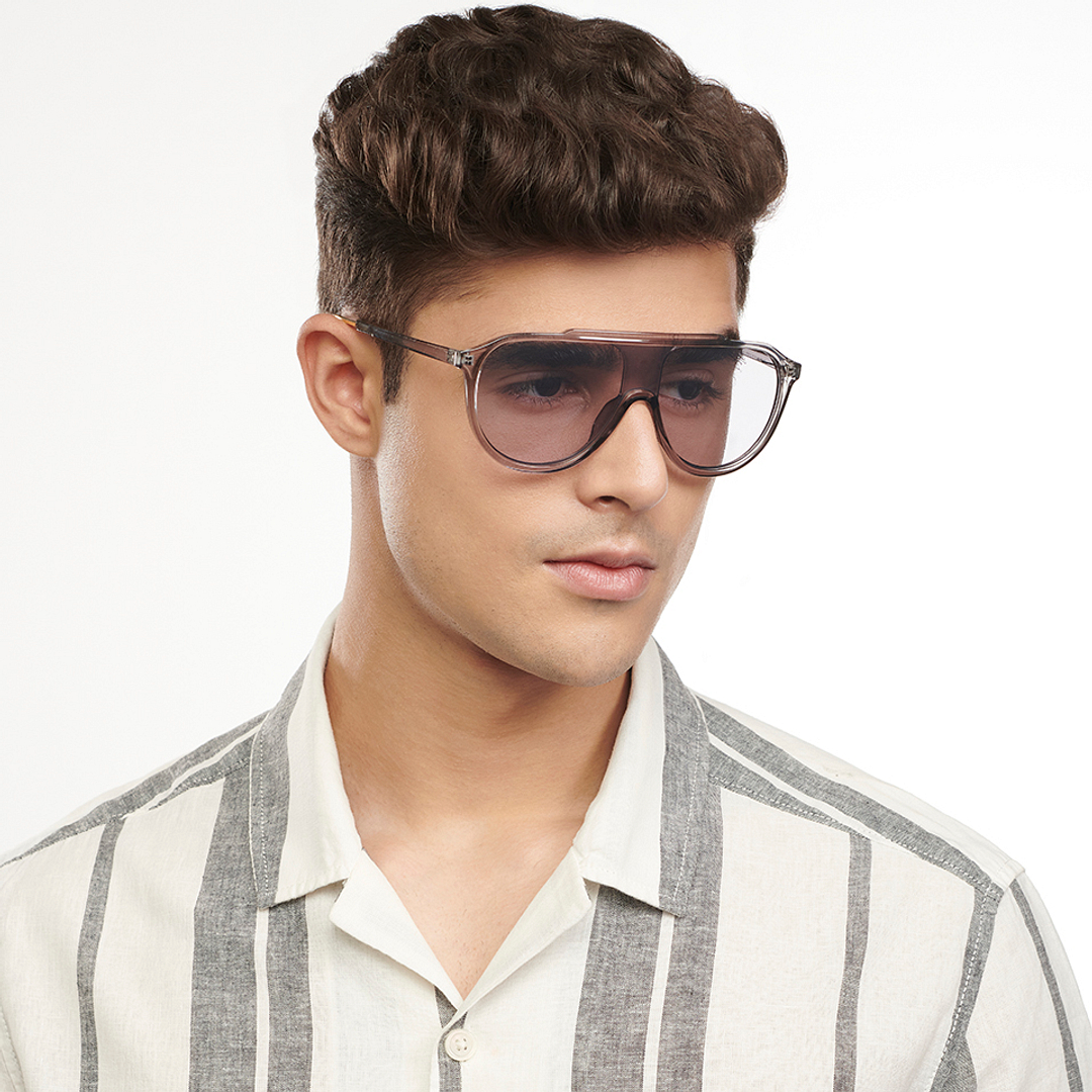 OJOS Grey Full Rim Aviator right side