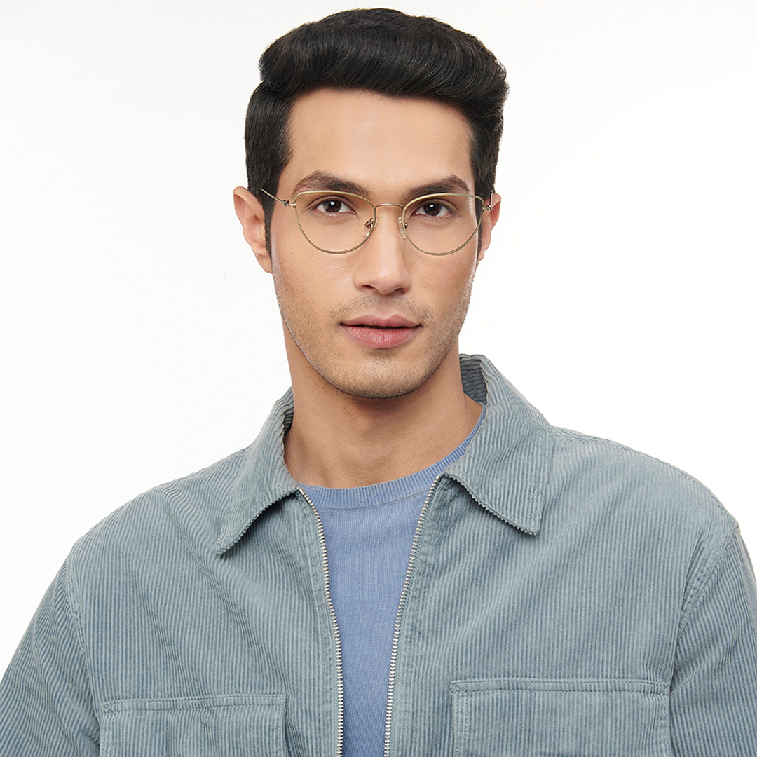 OJOS Mid Gunmetal Full Rim Cat Eye right side