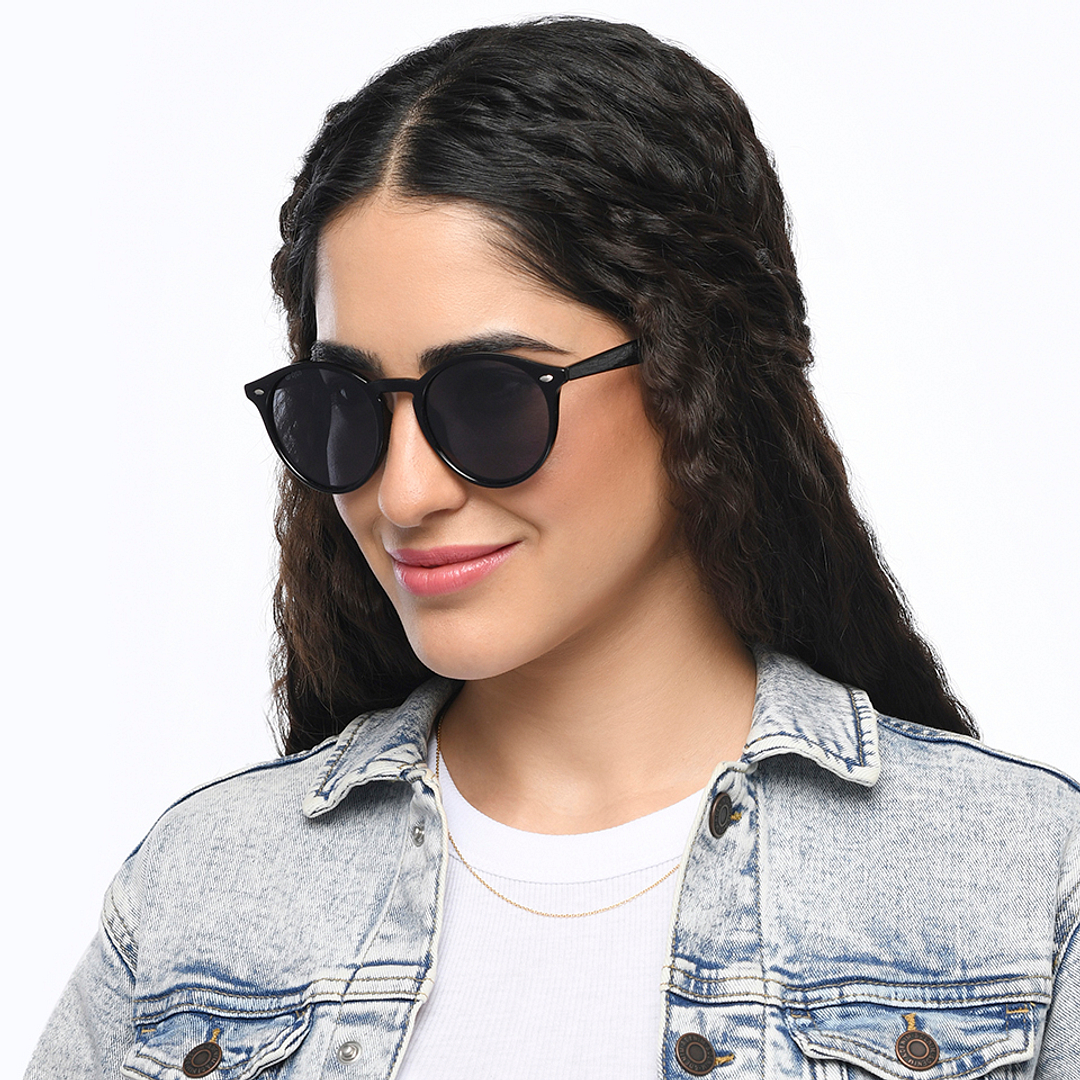 OJOS Gunmetal Full Rim Round right side