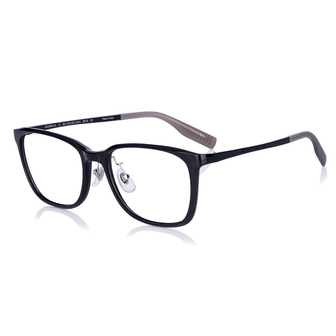 OWNDAYS | AIR Black Full Rim Wellington left side