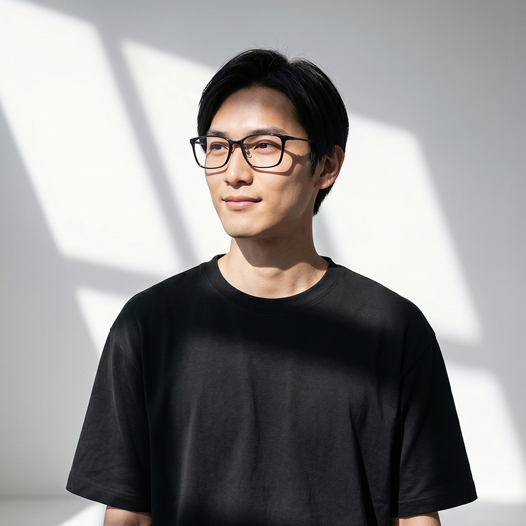 OWNDAYS | AIR Black Full Rim Wellington right side