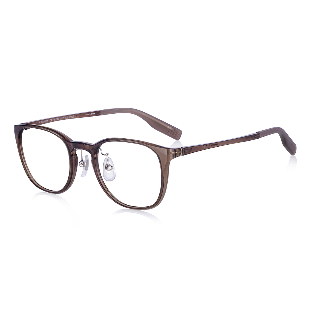 OWNDAYS | AIR Light Brown Full Rim Wellington right side