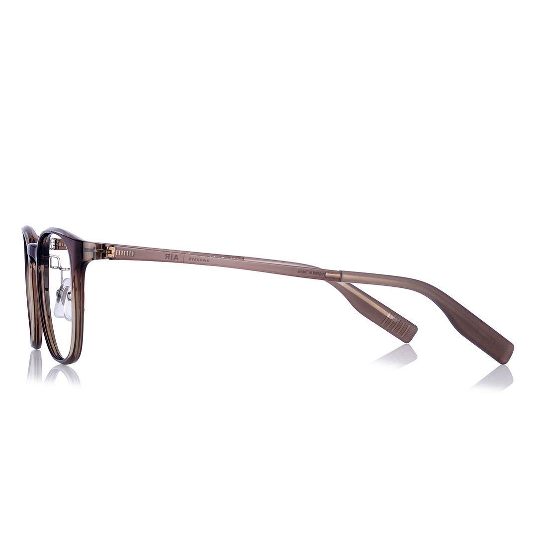 OWNDAYS | AIR Light Brown Full Rim Wellington left side