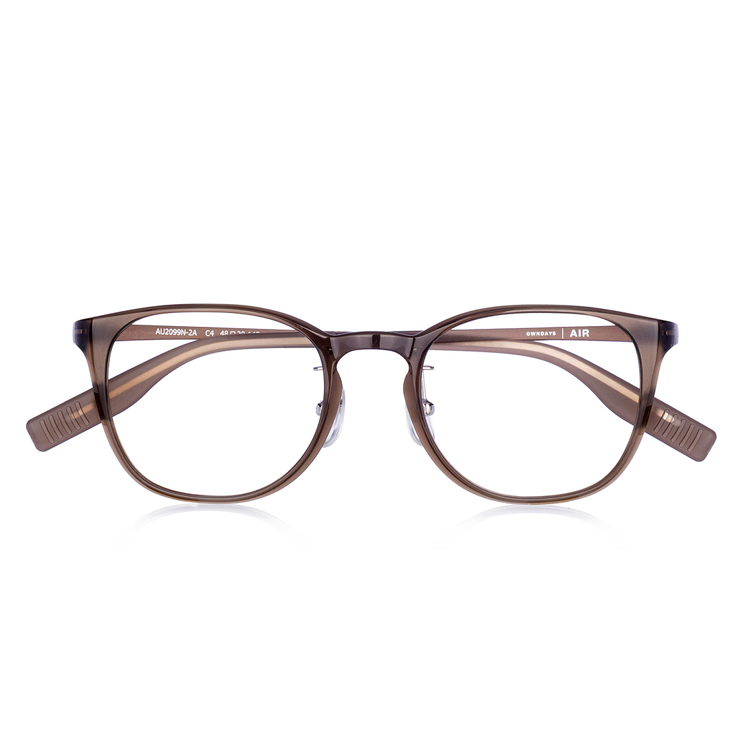 OWNDAYS | AIR Light Brown Full Rim Wellington left side