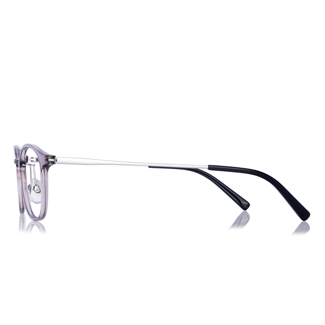 OWNDAYS | AIR Clear Greige Full Rim Oval left side