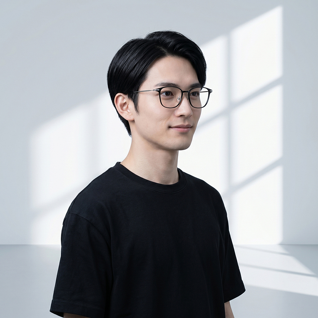 OWNDAYS | AIR Black Full Rim Wellington left side