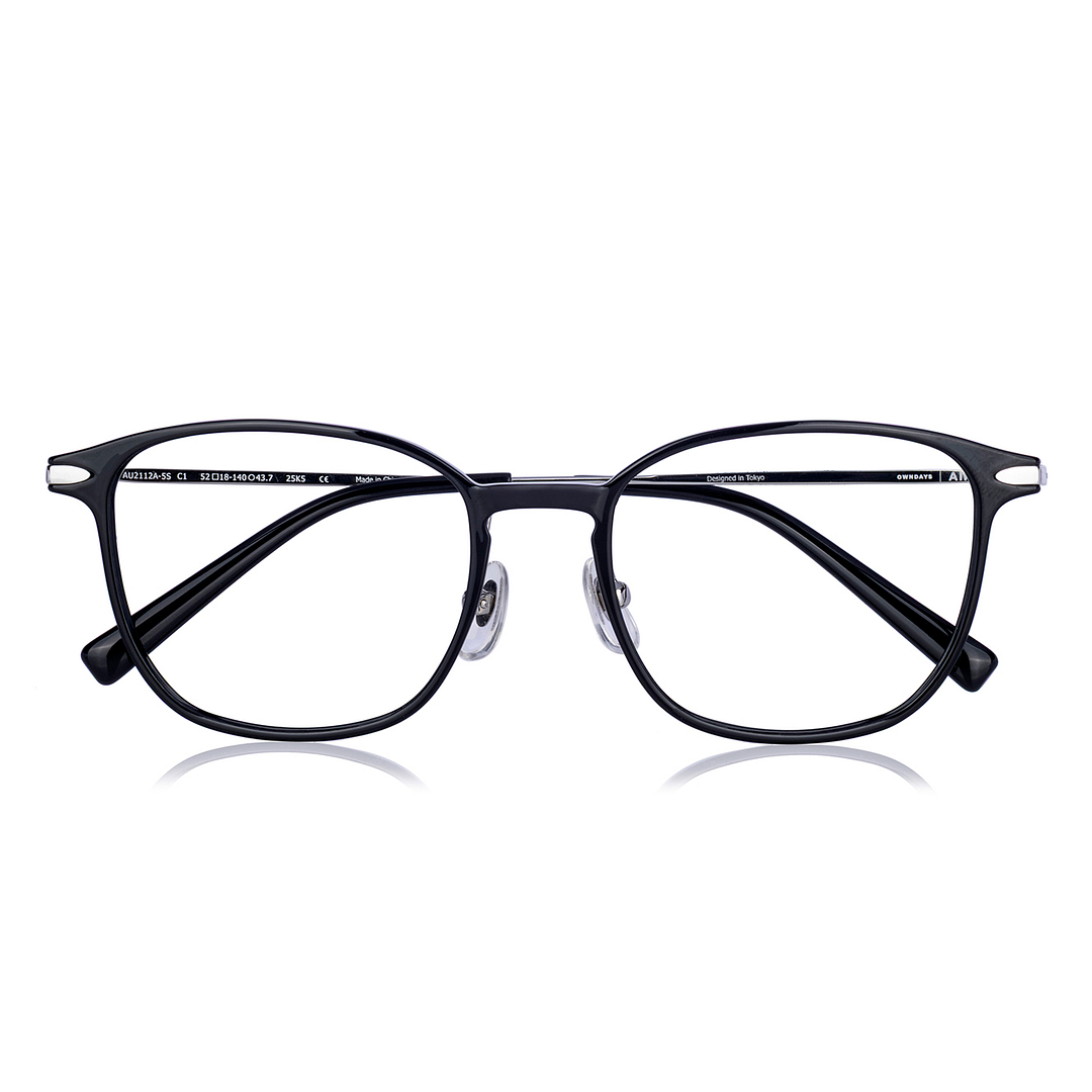 OWNDAYS | AIR Black Full Rim Wellington right side