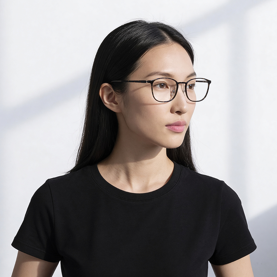 OWNDAYS | AIR Brown Full Rim Wellington left side