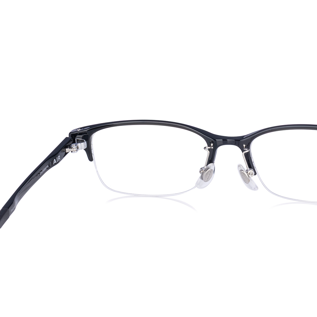 OWNDAYS | AIR Gray Half Rim Browline left side