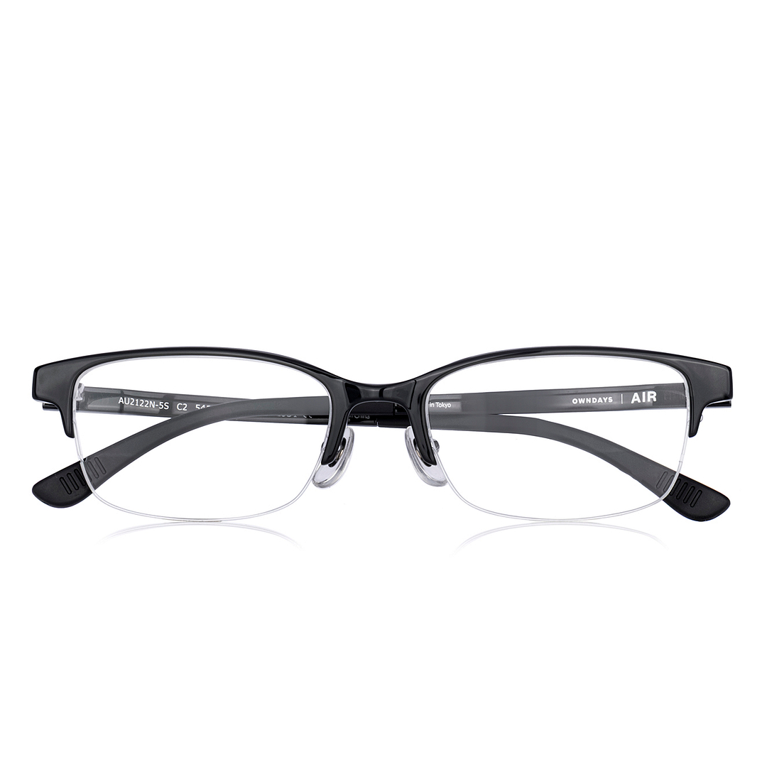 OWNDAYS | AIR Gray Half Rim Browline right side