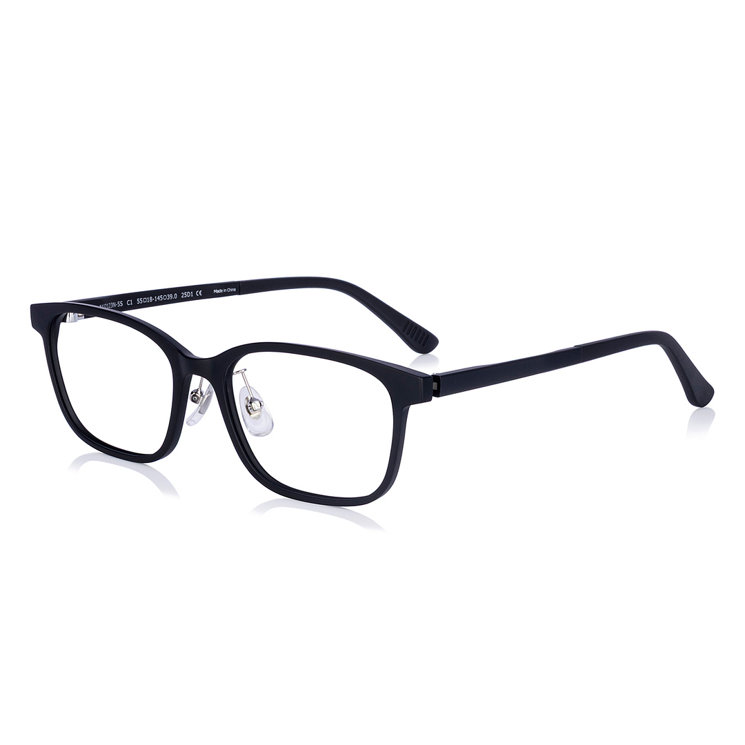 OWNDAYS | AIR Matte Black Full Rim Wellington left side