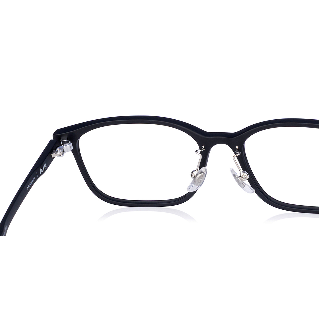 OWNDAYS | AIR Matte Black Full Rim Wellington left side