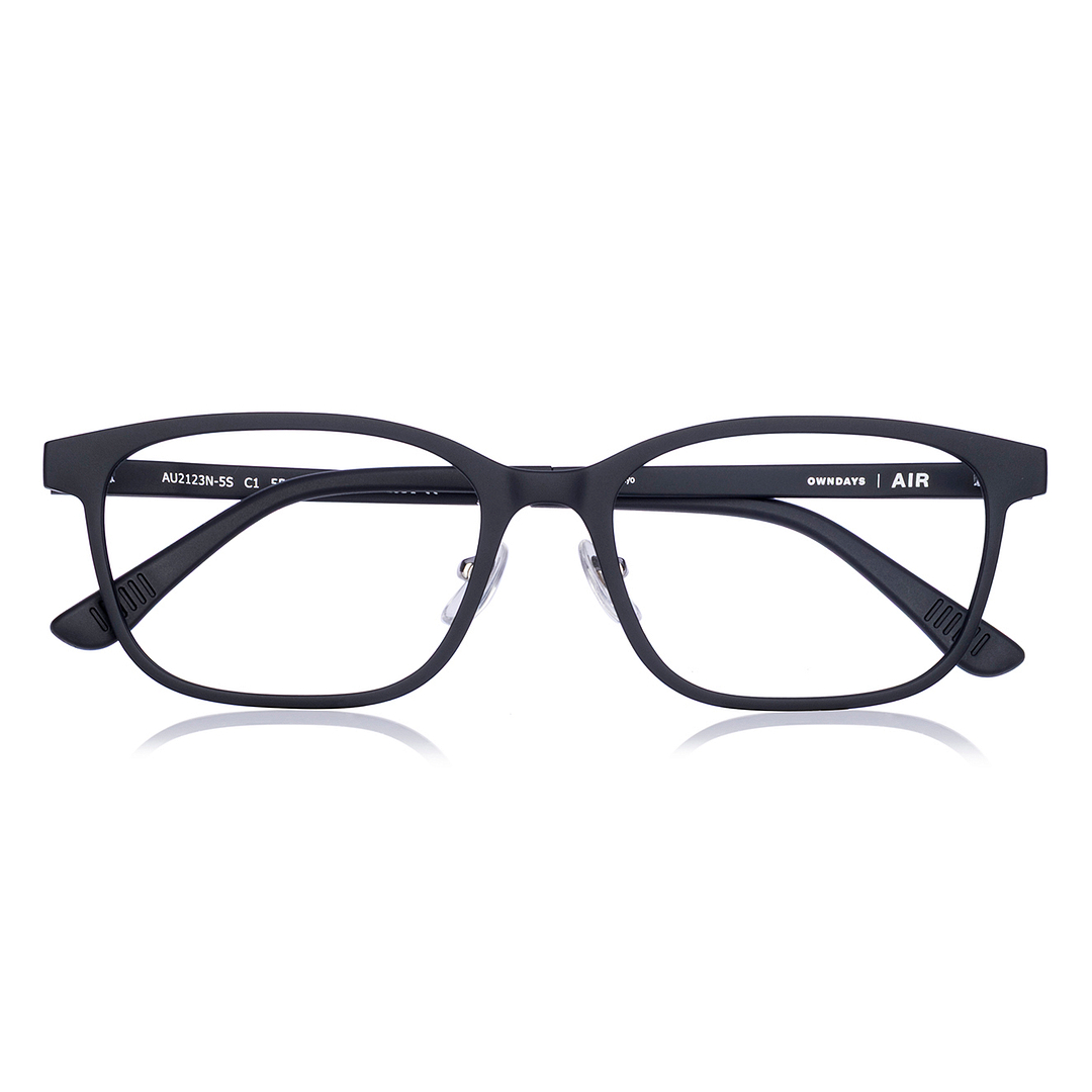 OWNDAYS | AIR Matte Black Full Rim Wellington right side