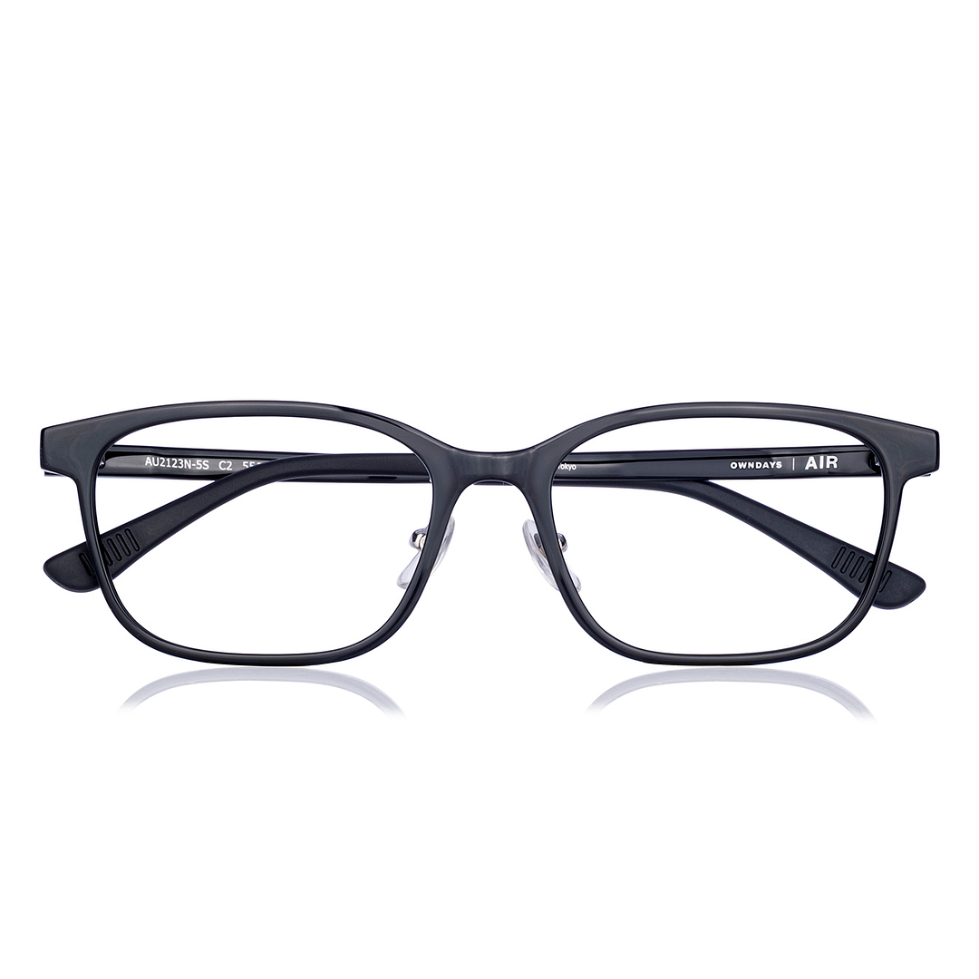 OWNDAYS | AIR Black Full Rim Wellington right side