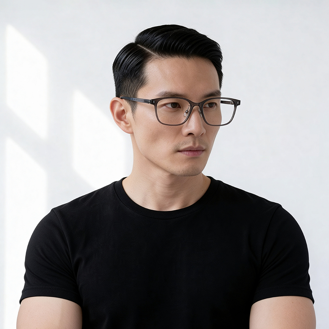 OWNDAYS | AIR Gray Full Rim Wellington left side