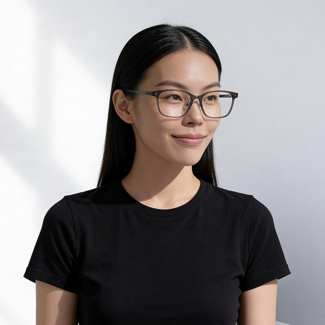 OWNDAYS | AIR Gray Full Rim Wellington left side
