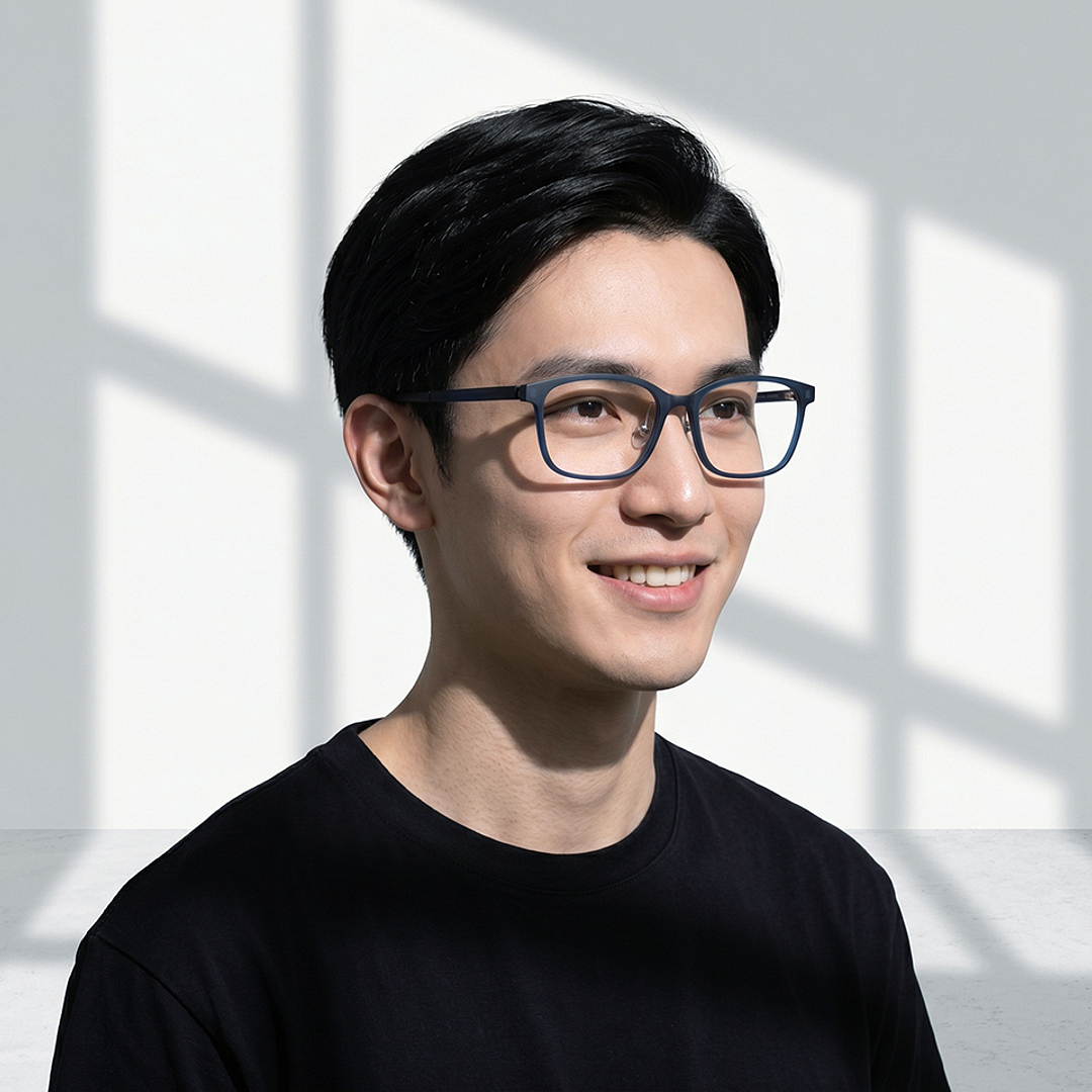 OWNDAYS | AIR Gray Full Rim Wellington right side
