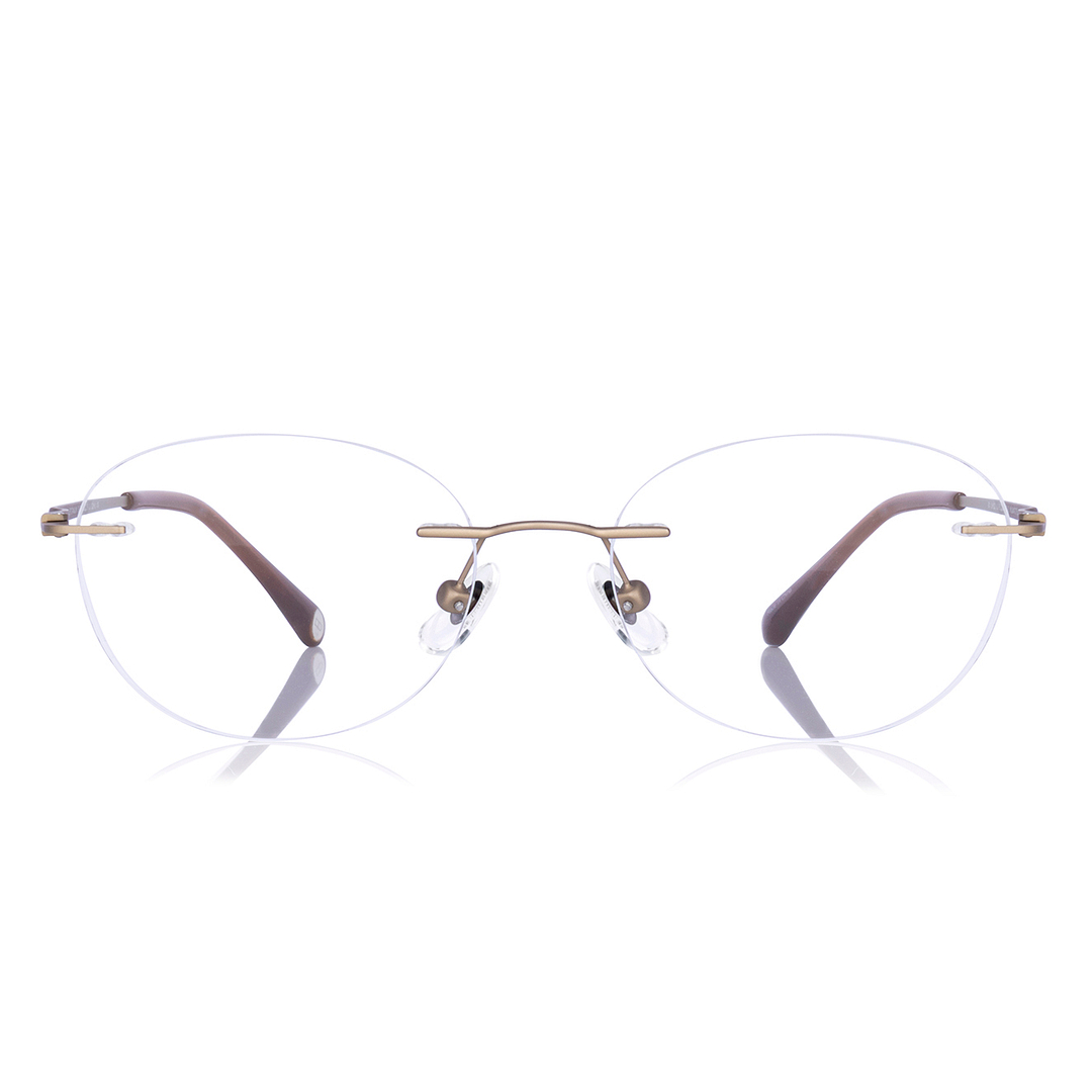 OWNDAYS | AIR Gold Full Rim Oval right side