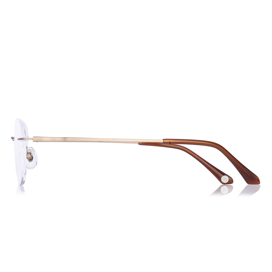 OWNDAYS | AIR Gold Full Rim Oval right side