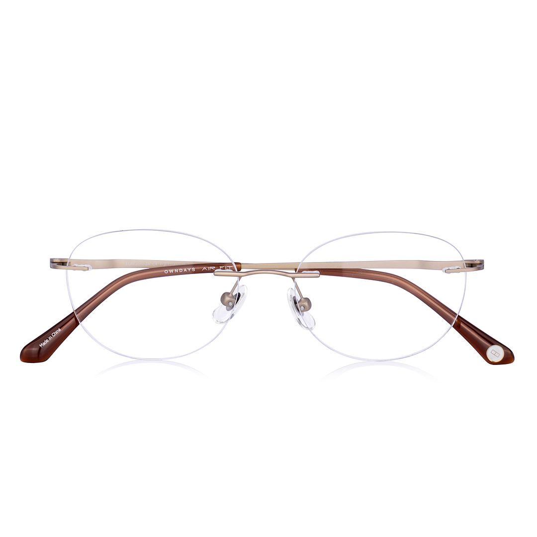 OWNDAYS | AIR Gold Full Rim Oval right side