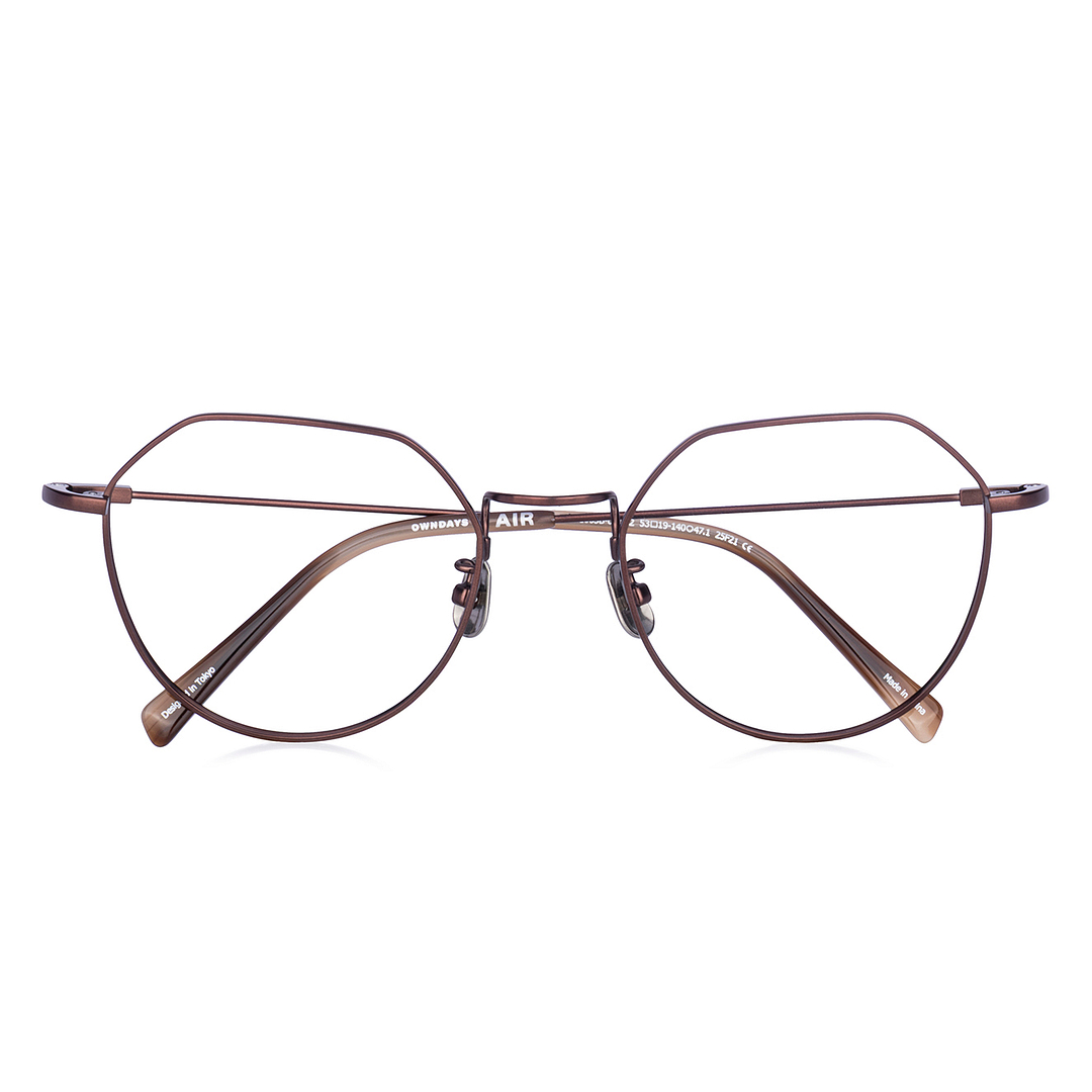 OWNDAYS | AIR Brown Full Rim Boston right side
