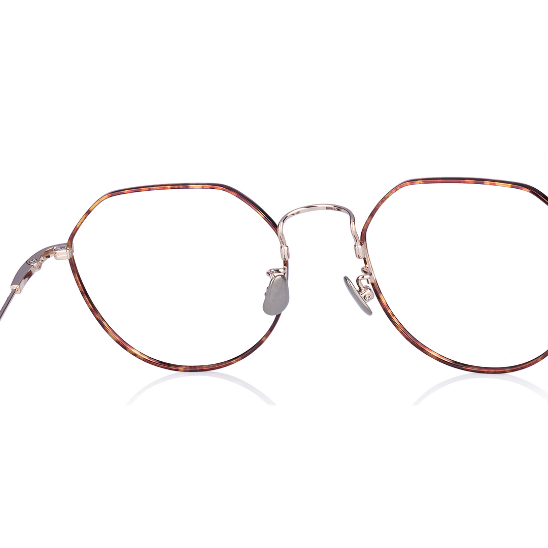 OWNDAYS | AIR Light Brown Full Rim Boston left side