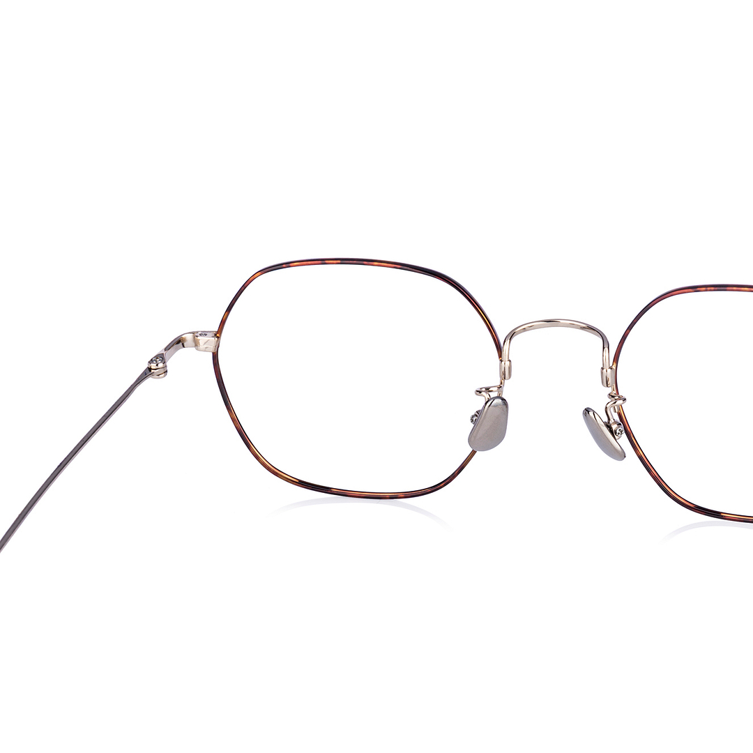 OWNDAYS | AIR Gold Full Rim Polygon left side