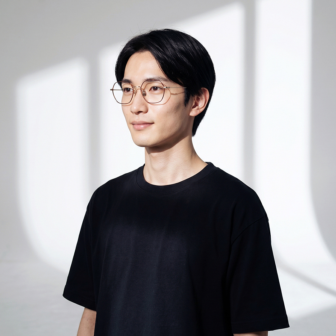 OWNDAYS | AIR Gold Full Rim Polygon right side