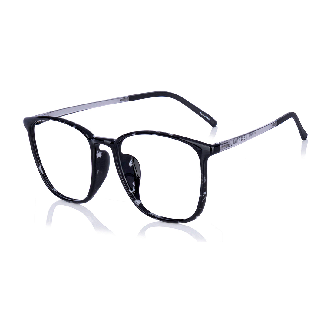 OWNDAYS | ESSENTIAL Gray Demi Full Rim Wellington left side