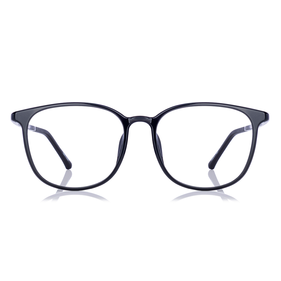OWNDAYS | ESSENTIAL Black Full Rim Boston right side