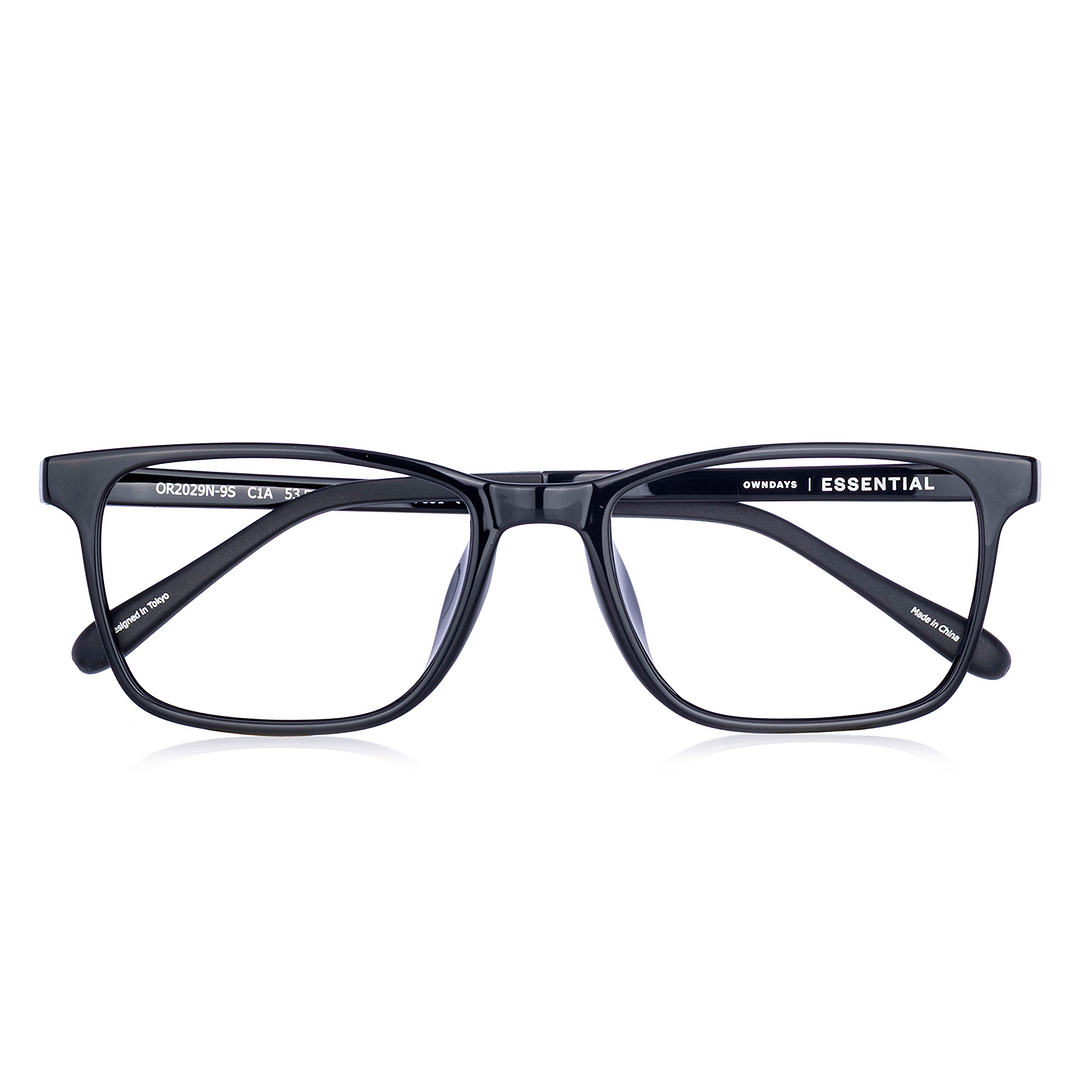 OWNDAYS | ESSENTIAL Black Rimless Others left side