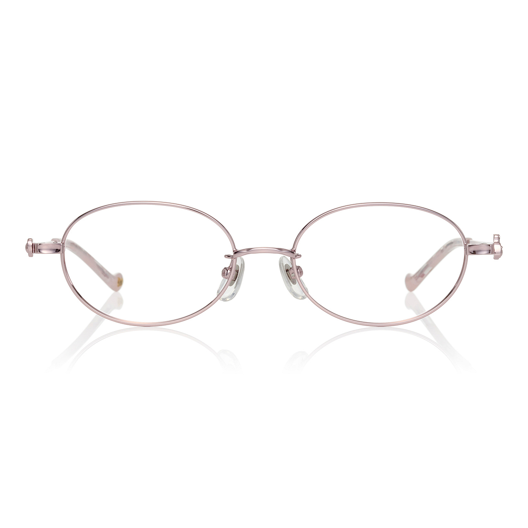 OWNDAYS & Hello Kitty Pink Full Rim Oval right side