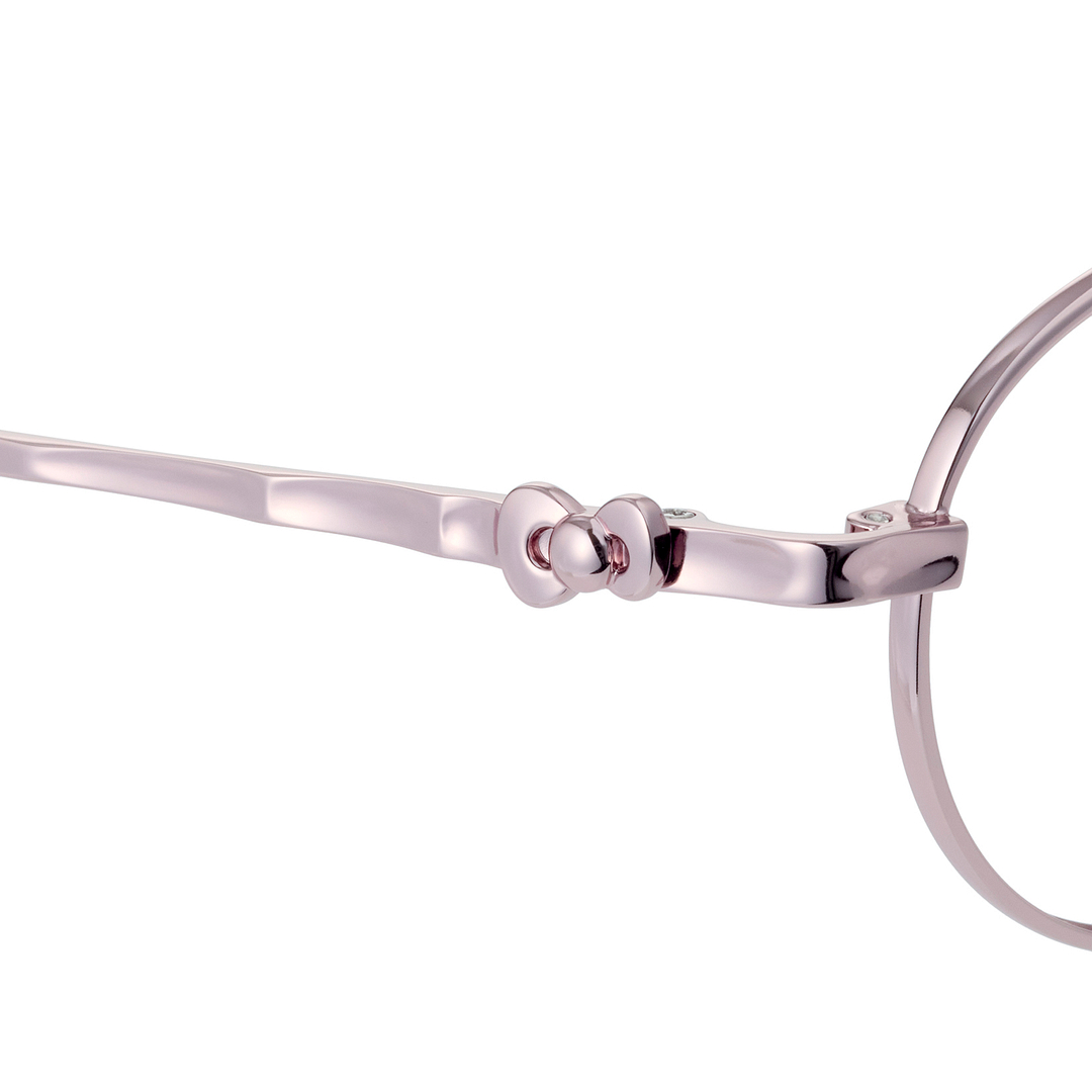 OWNDAYS & Hello Kitty Pink Full Rim Oval right side