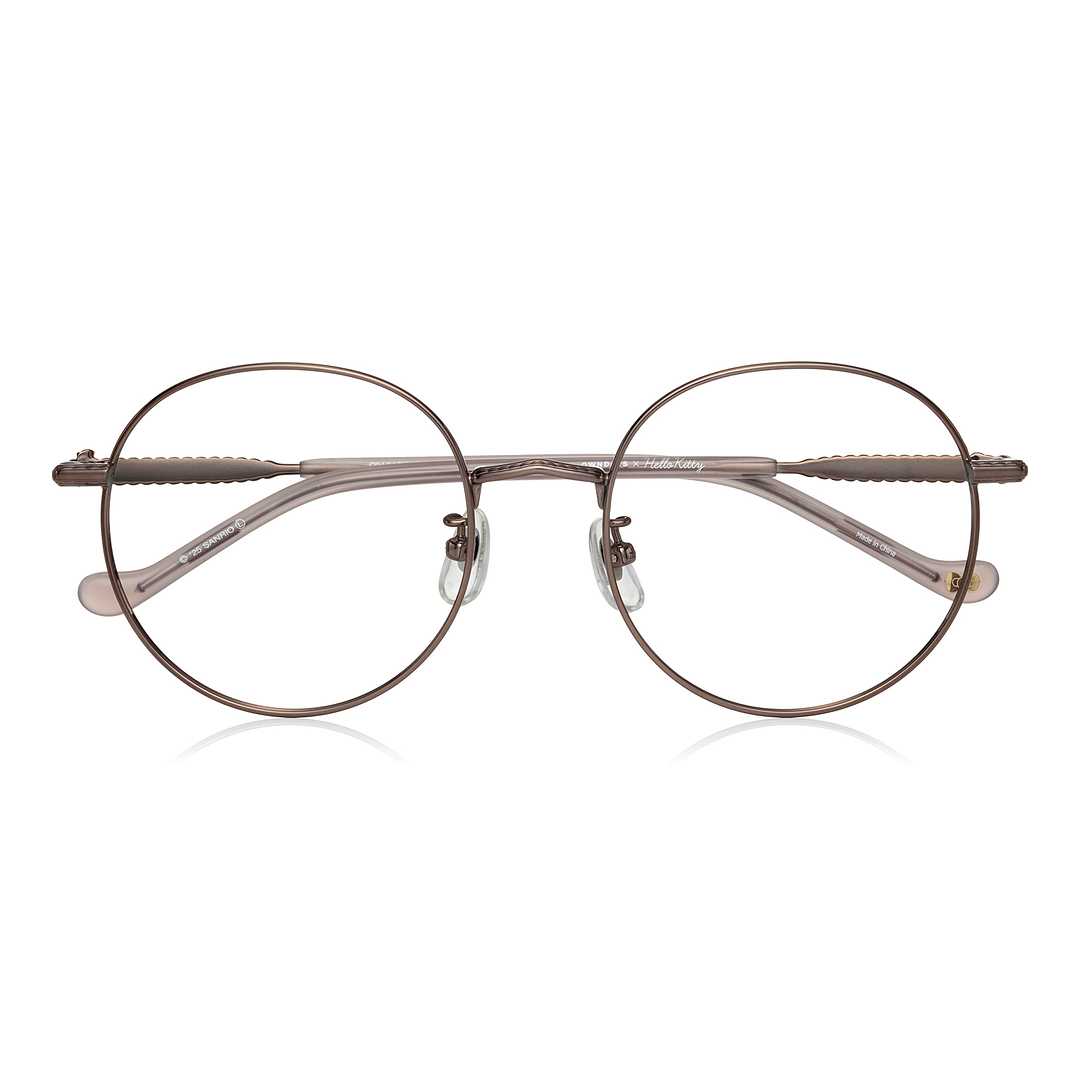 OWNDAYS & Hello Kitty Brown Full Rim Round right side