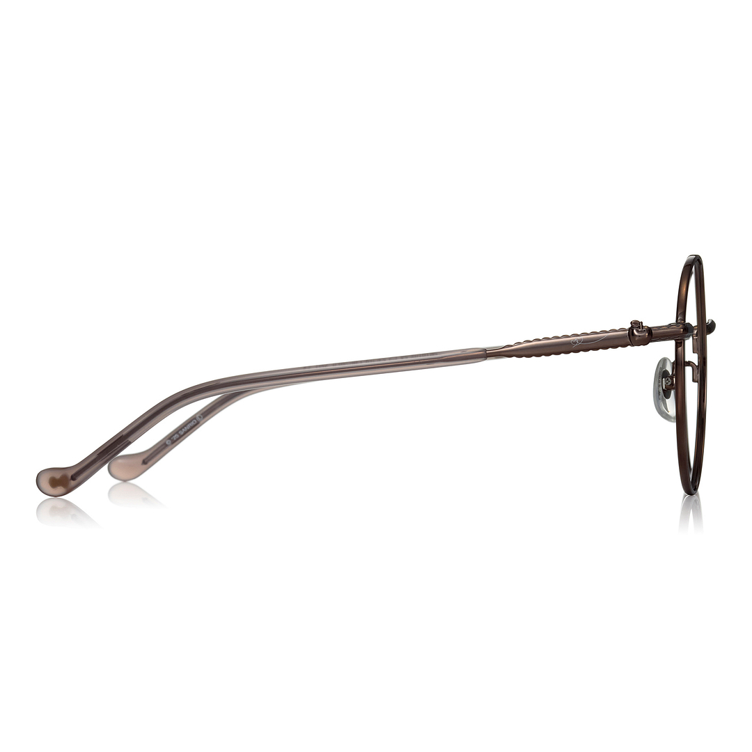 OWNDAYS & Hello Kitty Brown Full Rim Round right side