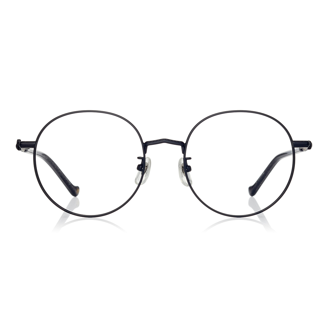 OWNDAYS & Hello Kitty Matte Black Full Rim Round right side