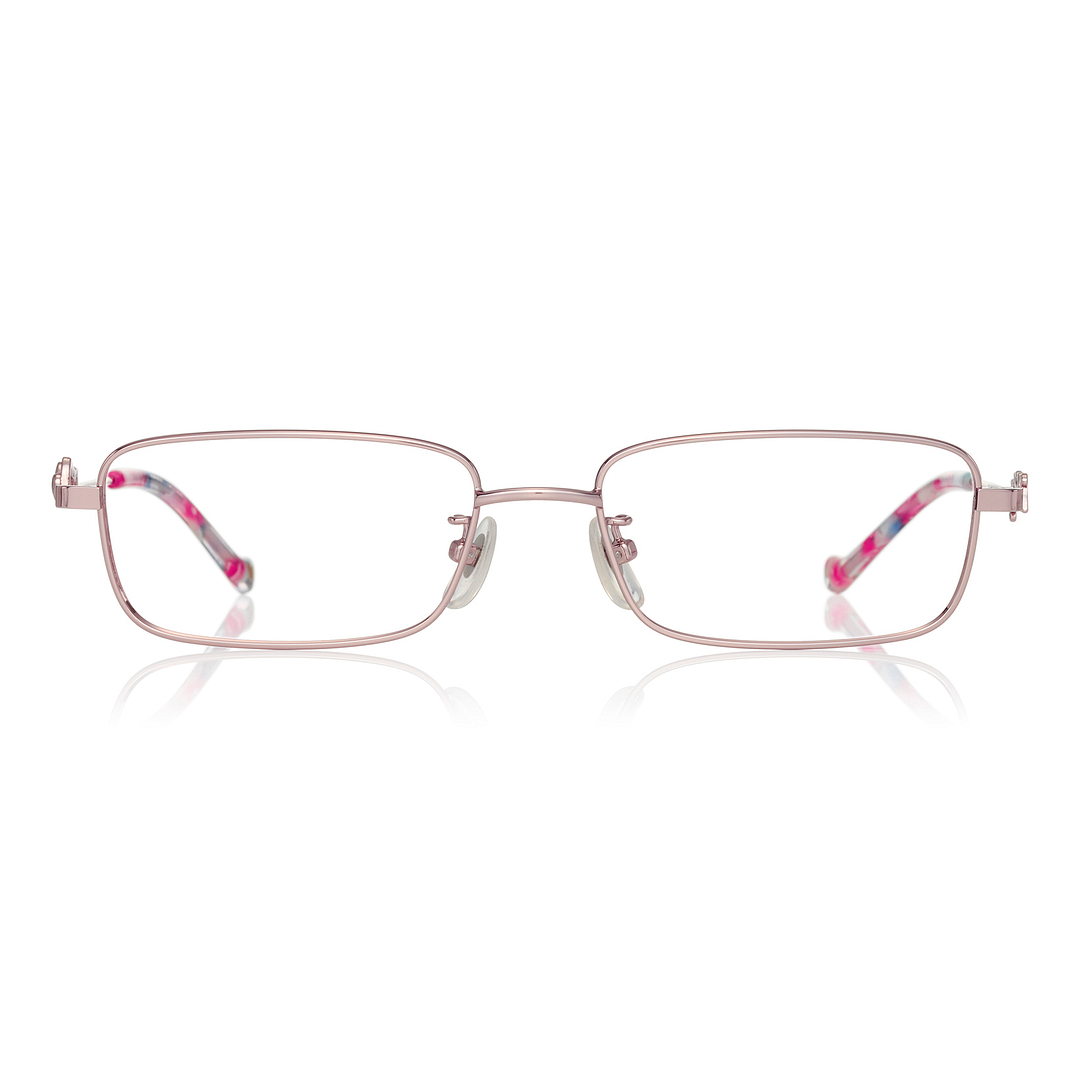 OWNDAYS & Hello Kitty Light Pink Full Rim Rectangle right side