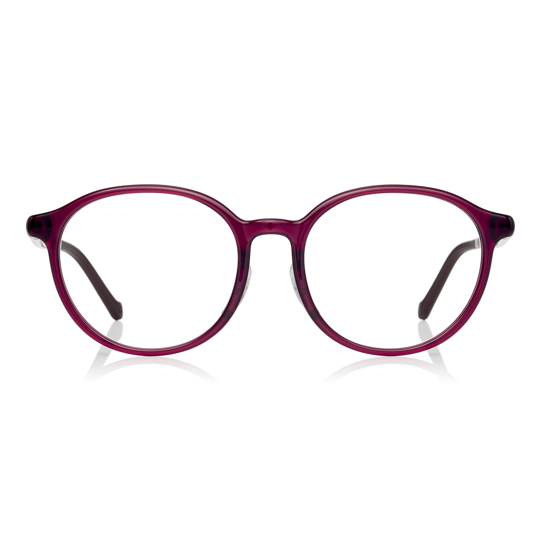 OWNDAYS & Hello Kitty Red Full Rim Boston right side