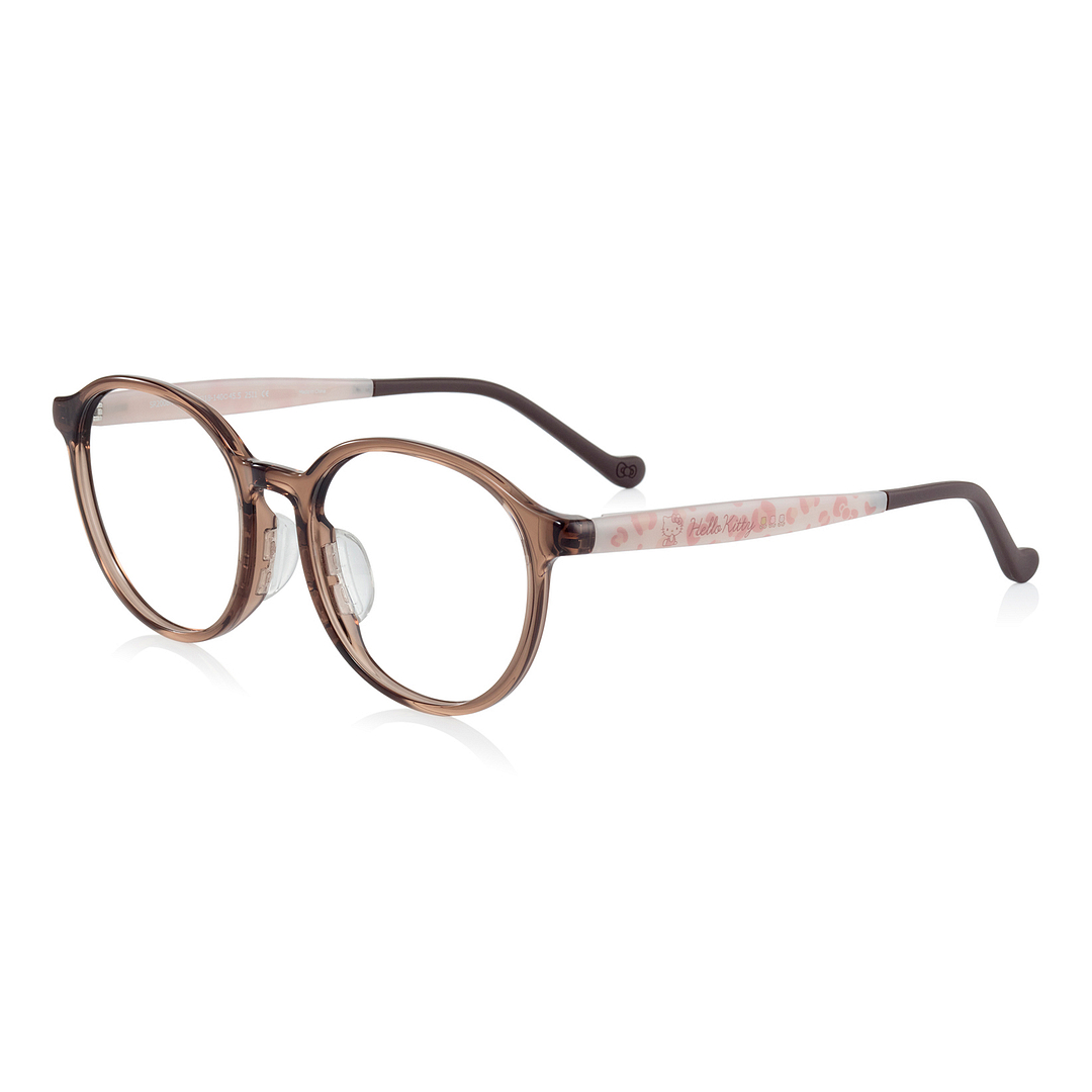 OWNDAYS & Hello Kitty Brown Full Rim Boston left side