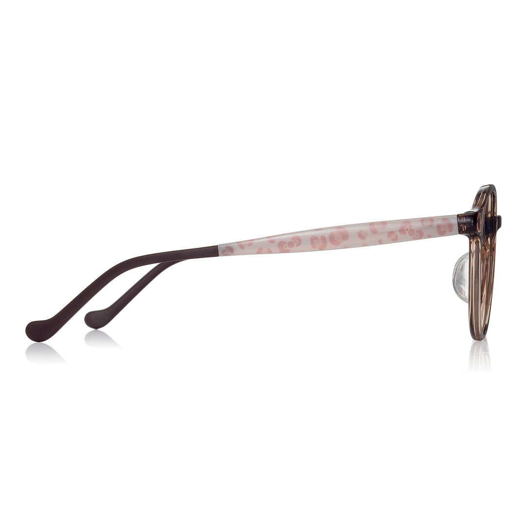 OWNDAYS & Hello Kitty Brown Full Rim Boston left side