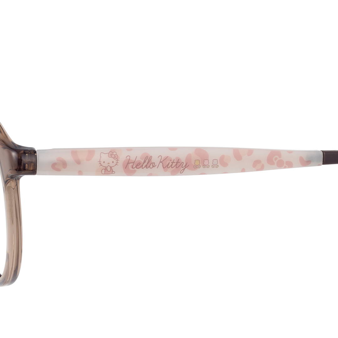 OWNDAYS & Hello Kitty Brown Full Rim Boston left side