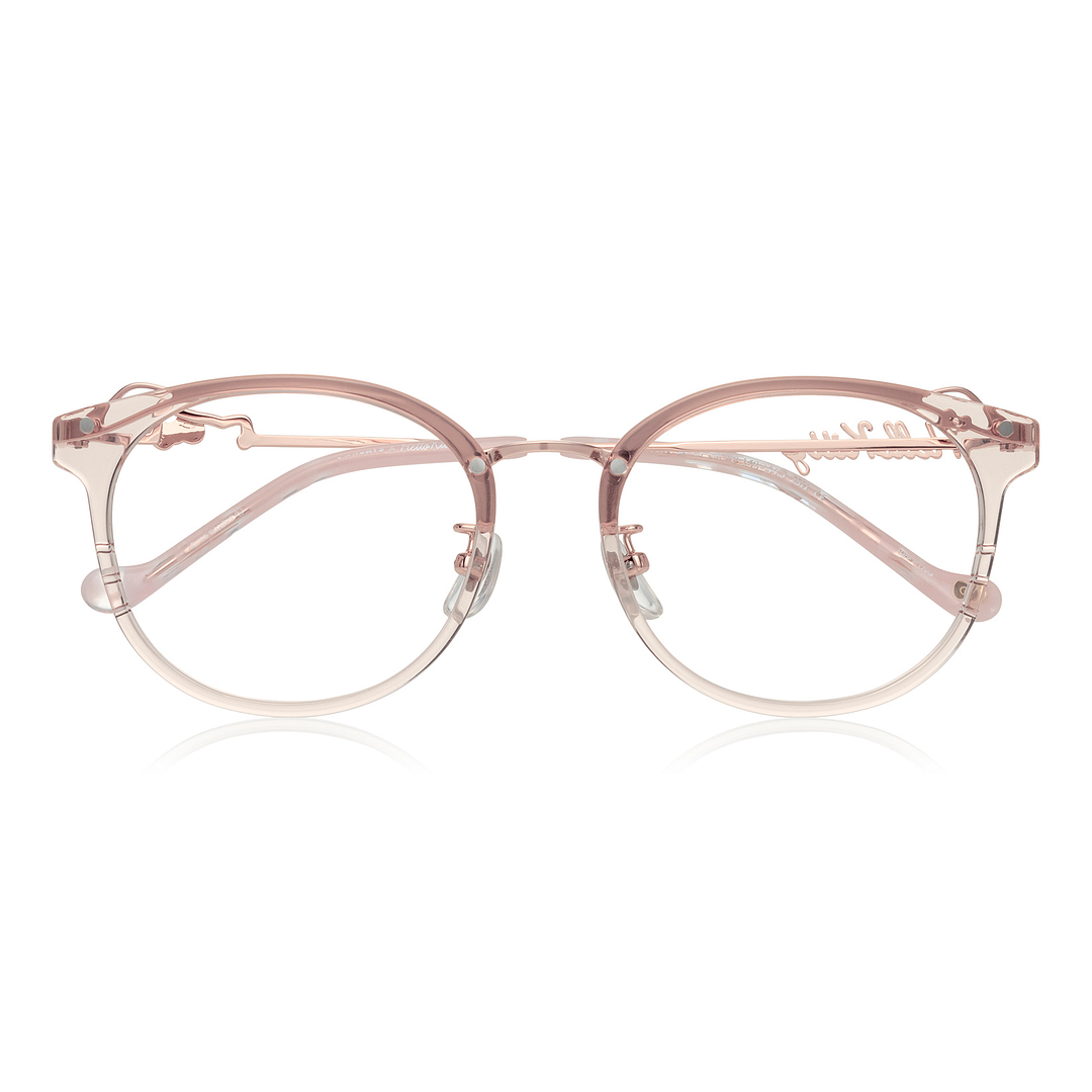 OWNDAYS & Hello Kitty Clear Pink Full Rim Wellington right side