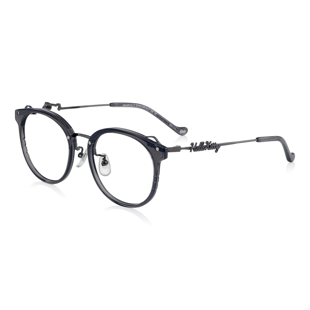 OWNDAYS & Hello Kitty Gray Full Rim Wellington left side