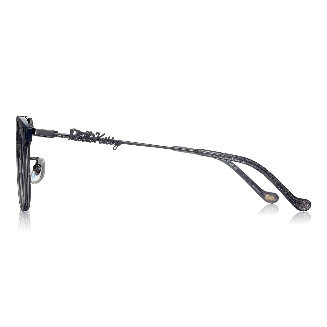 OWNDAYS & Hello Kitty Gray Full Rim Wellington left side