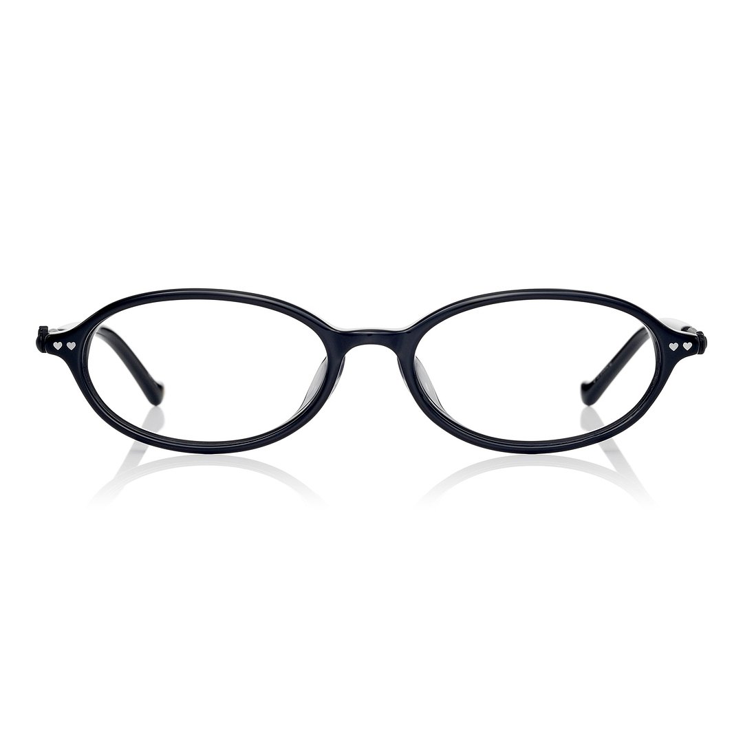 OWNDAYS & Hello Kitty Black Full Rim Oval right side