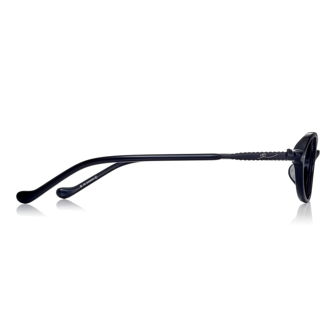 OWNDAYS & Hello Kitty Black Full Rim Oval left side